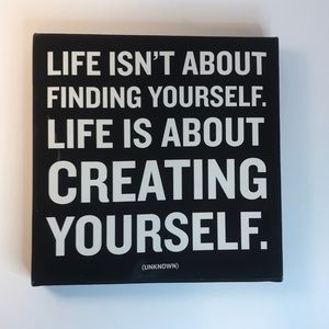 Inspirational Quote Quotable Canvas Wall Art Decor